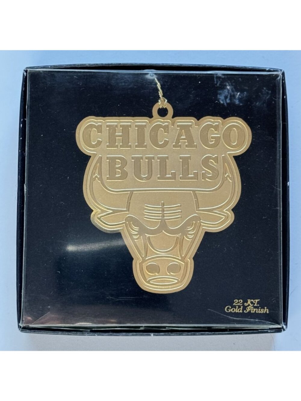 Chicago Bulls 22Kt Gold Finish Ornament By Topperscot NBA Basketball 2.75" NEW - Picture 5 of 12